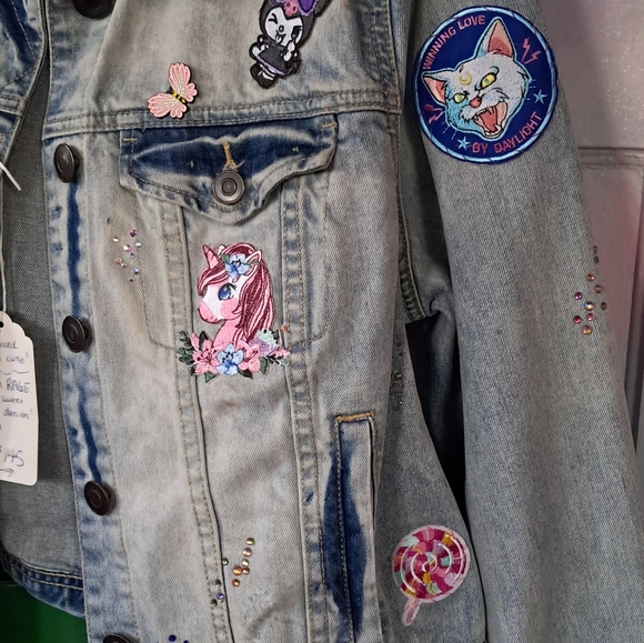 Lisa Frank- custom RAGE Jacket- NEW CUFFS! KAWAII Lisa Frank themed- PRICE FIRM - Picture 10 of 10
